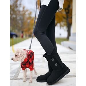 KOOLABURRA by UGG Women's Boots Suede Kinslei Black Size 10